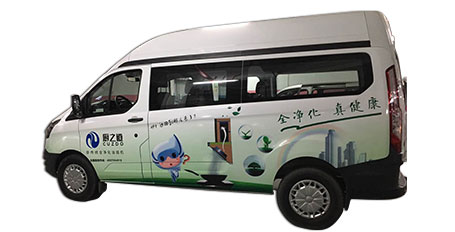 商務(wù)車身廣告 企業(yè)車隊(duì)面包車車身廣告噴繪