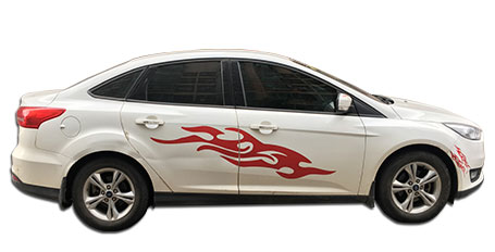 全車裝飾貼紙,進口艾利車貼,車身拉花設計