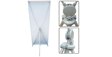 深圳廠家直銷 噴繪寫真展架 鋁合金高檔專業(yè)定制美式可調X展架